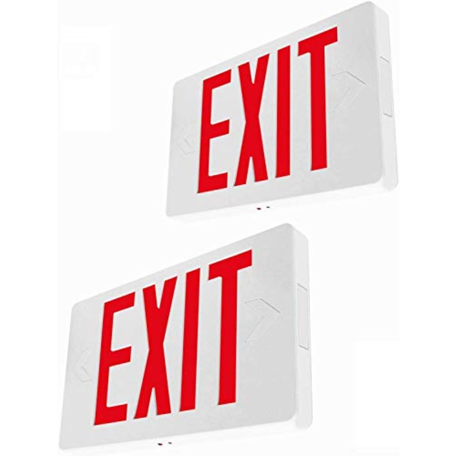 Emergency Exit Sign - Ultra İnce LED Çıkış İşareti, Kırmızı