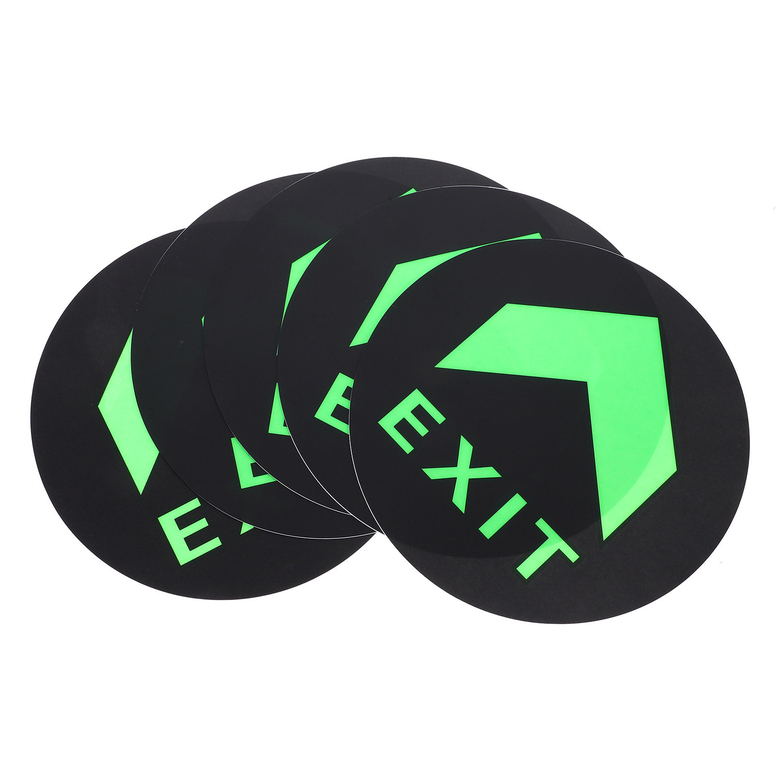 Emergency Exit Sign - 5 Adet Gece Parlayan Çıkış İşareti
