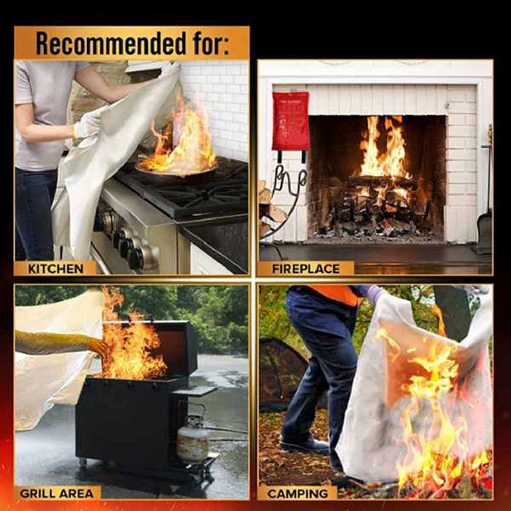 Fire Blanket Kitchen - AED2-Acil Durum Yangın Battaniyesi, Yangın Battaniyesi,