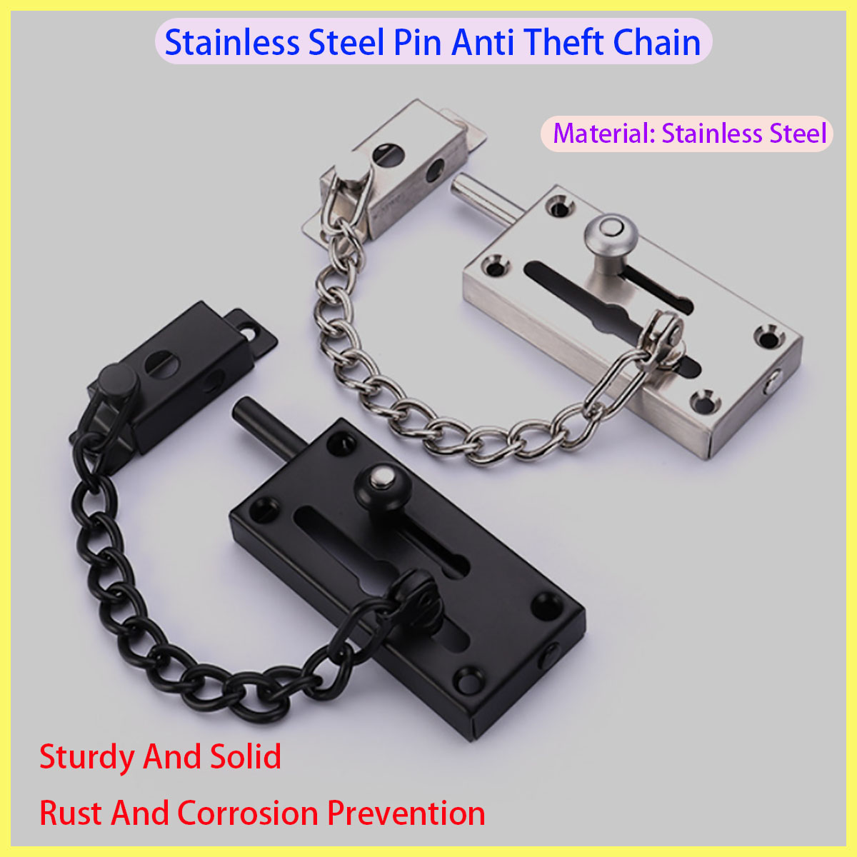 Security Chain Door - Güvenlik ve Dayanıklılık Donanımı ile Yeni