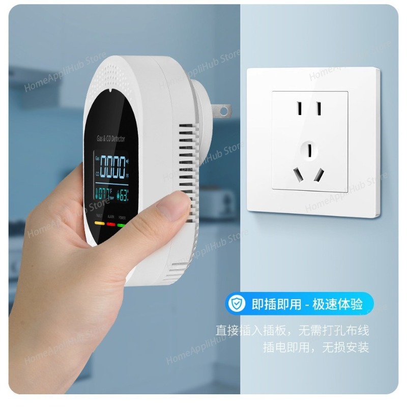 Sıcaklık, Nem, CO Gaz Alarmı,  - Co Detector Plug incelemesi ve fiyatı