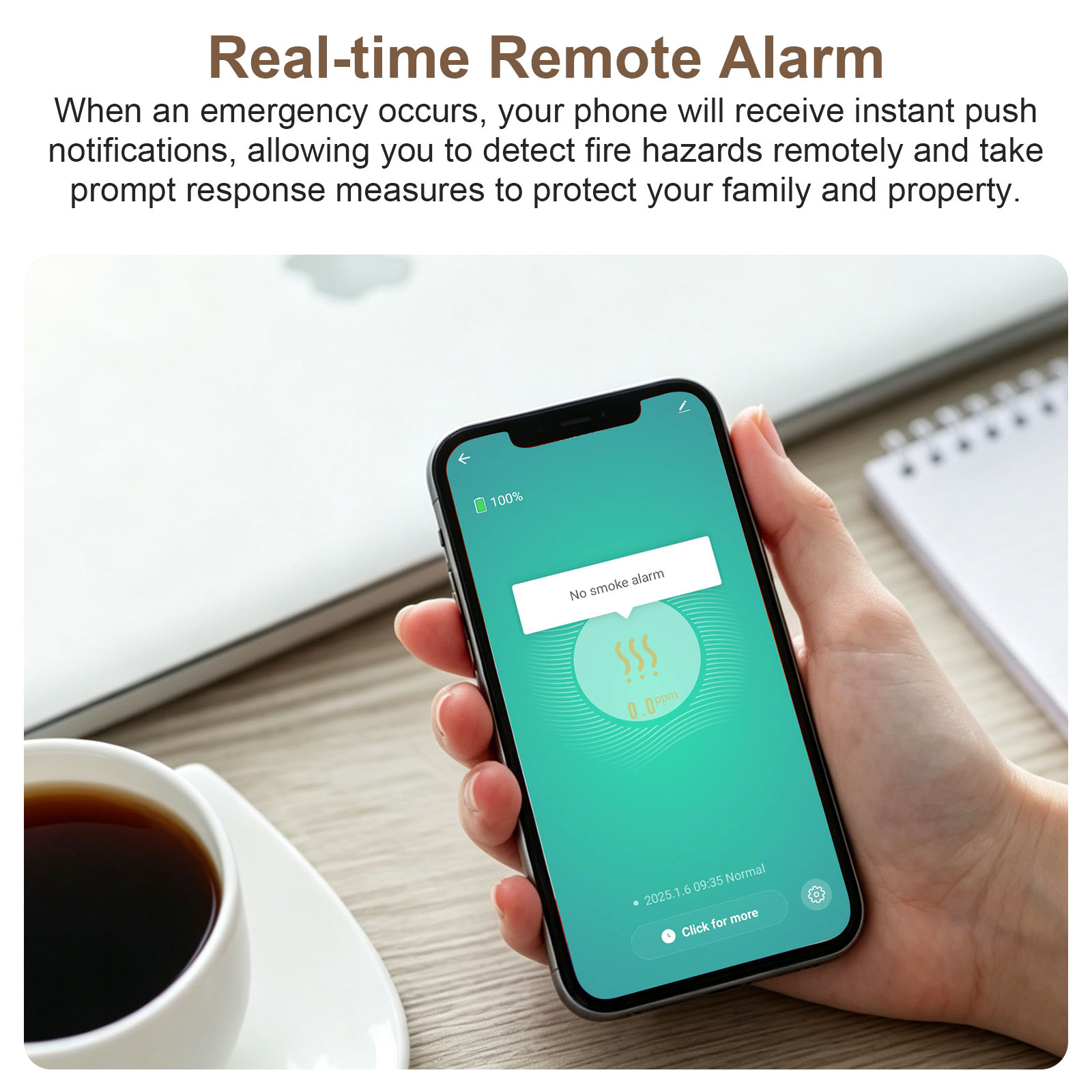 ZigBee WiFi Akıllı Duman Dedek - Smoke Detector Interconnected incelemesi ve fiyatı