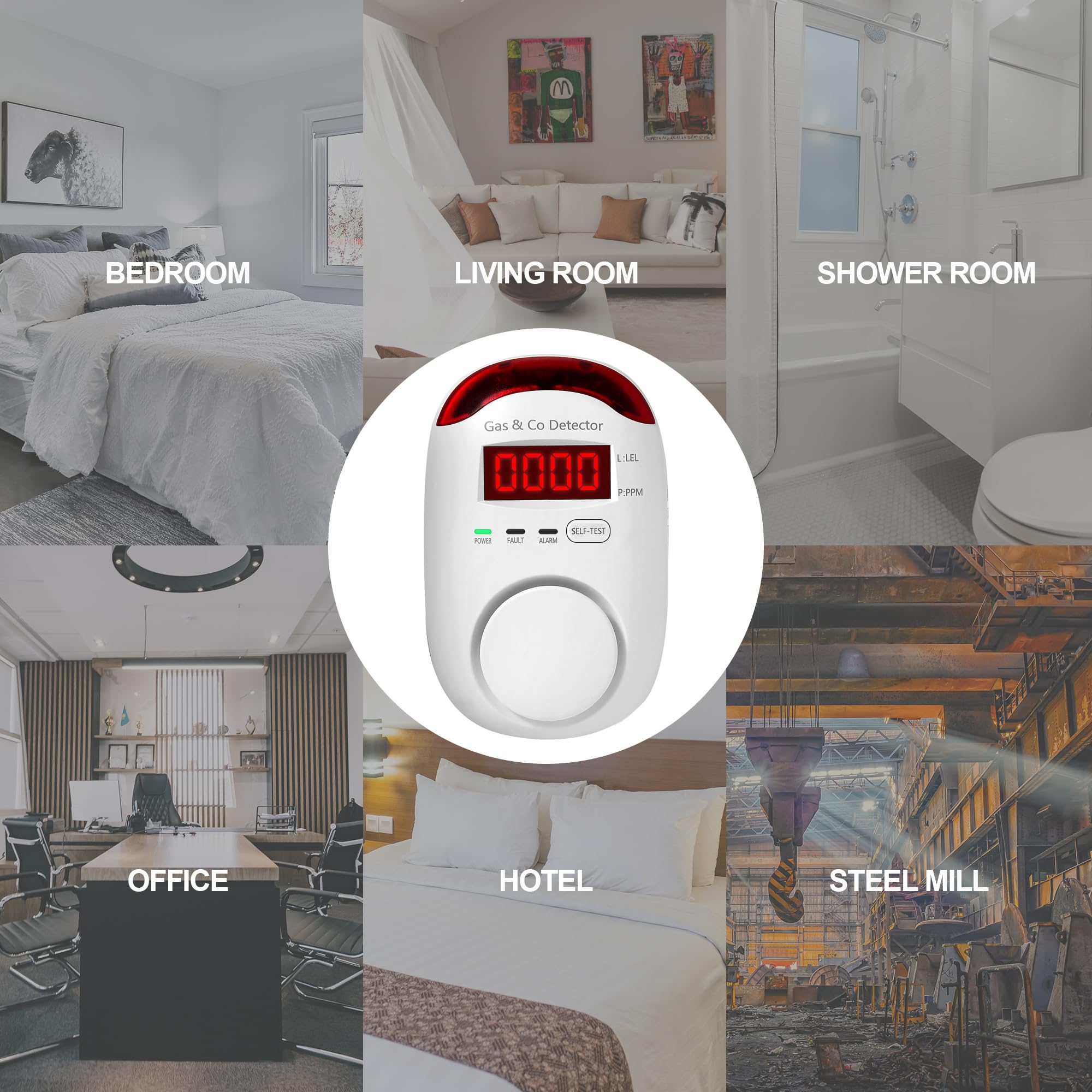 Kombinasyonlu Gaz ve Karbon Mo - Co Detector Plug incelemesi ve fiyatı