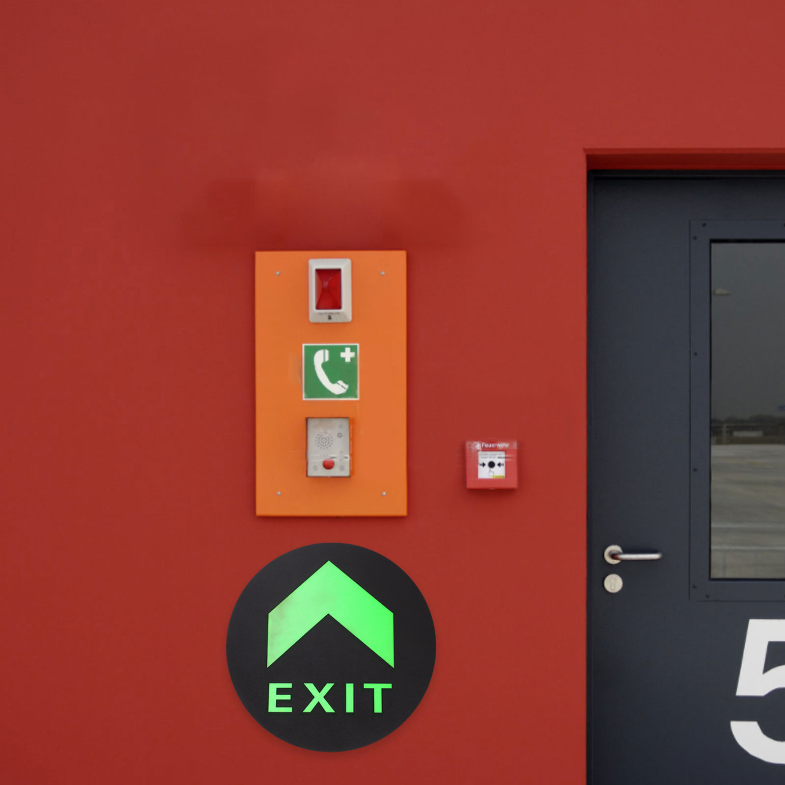 5 Adet Gece Parlayan Çıkış İşa - Emergency Exit Sign incelemesi ve fiyatı