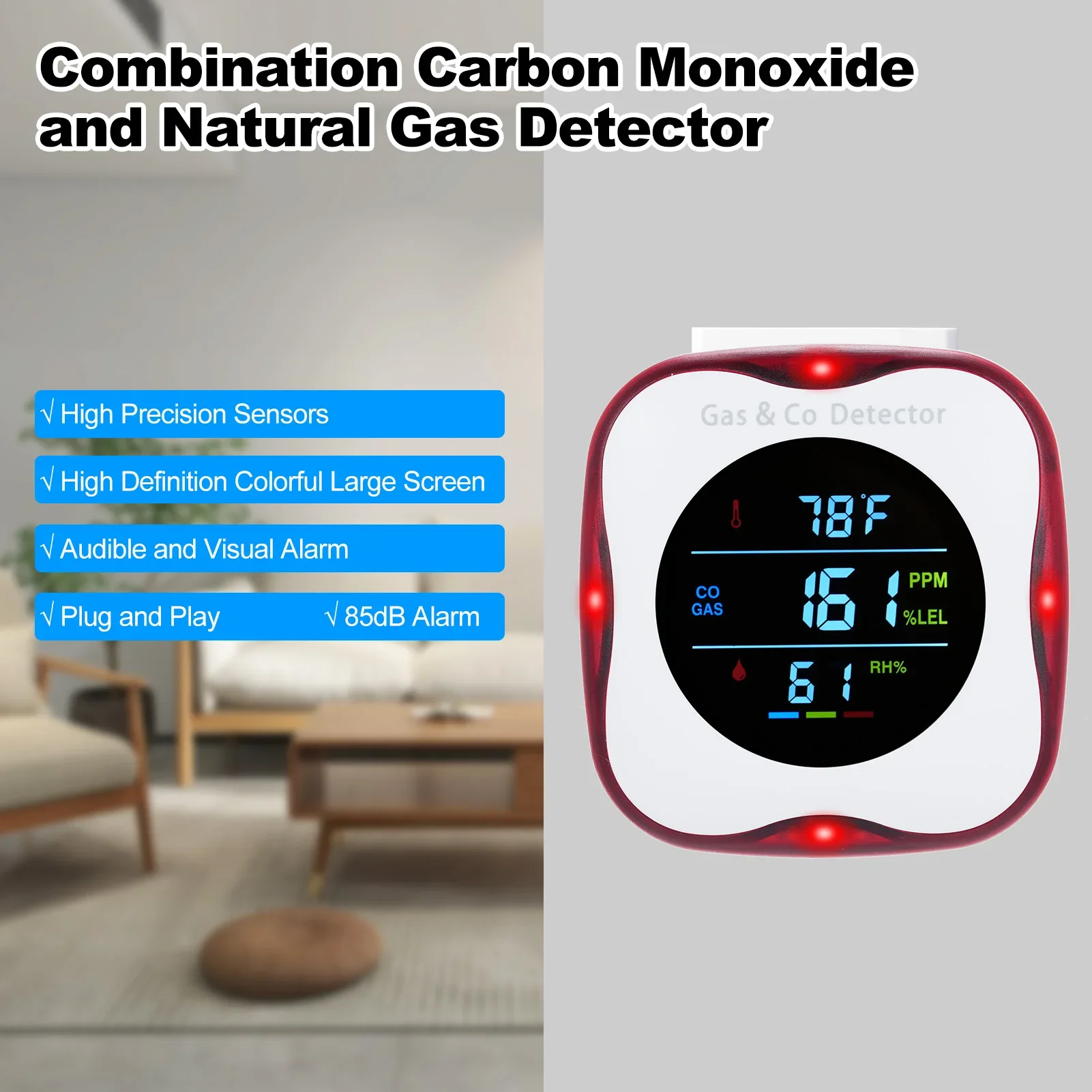 4'ü 1 Arada Prizli Karbon Mono - Co Detector Plug incelemesi ve fiyatı