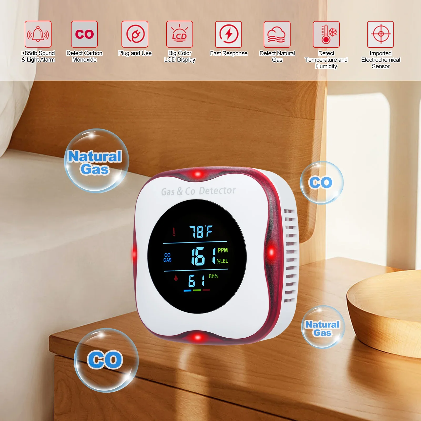 4'ü 1 Arada Prizli Karbon Mono - Co Detector Plug incelemesi ve fiyatı